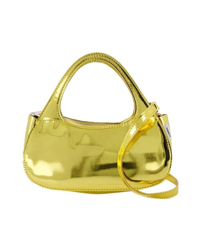 Metallic Crossbody Bag in Silver for New Year's Eve and Special CelebrationsMetallic Micro Baguette Swipe Bag - Coperni - Synthetic - Gold Metallic Crossbody Bag in Silver for New Year's Eve and Special CelebrationsMetallic Micro Baguette Swipe Bag - Coperni - Synthetic - Gold