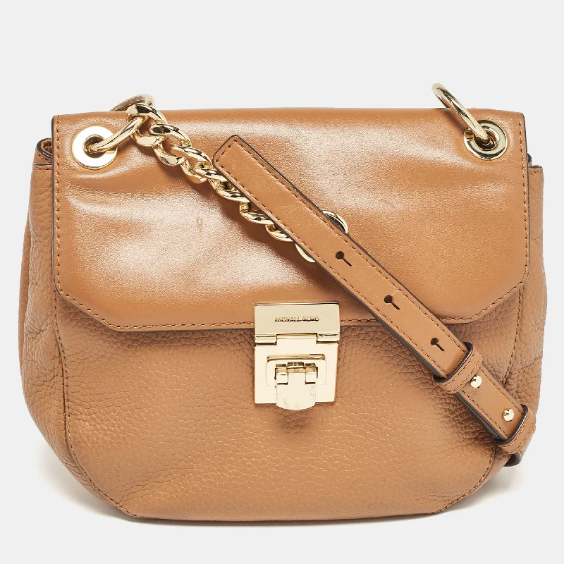 Women's Crossbody Bag with Adjustable Strap in Orange for Customizable ComfortMichael Kors Brown Leather Cecelia Crossbody Bag Women's Crossbody Bag with Adjustable Strap in Orange for Customizable ComfortMichael Kors Brown Leather Cecelia Crossbody Bag