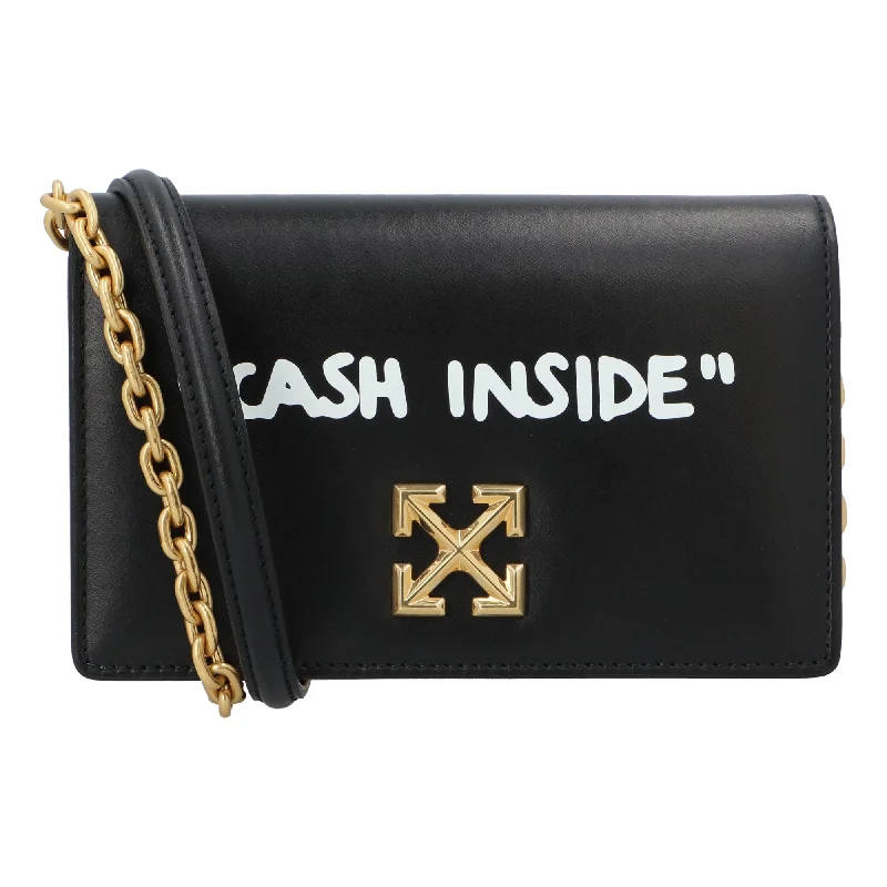 Women's Crossbody Bag with Zippered Pocket on the Back in Red for SecurityOff White Jitney 0.5 crossbody bag