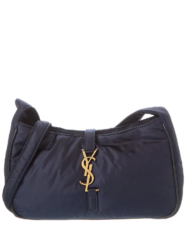 Women's Mini Crossbody Bag in Pink Velvet with Rhinestone Accents for Girls' Nights OutSaint Laurent Le 5 À 7 Mini Nylon Crossbody Women's Mini Crossbody Bag in Pink Velvet with Rhinestone Accents for Girls' Nights OutSaint Laurent Le 5 À 7 Mini Nylon Crossbody