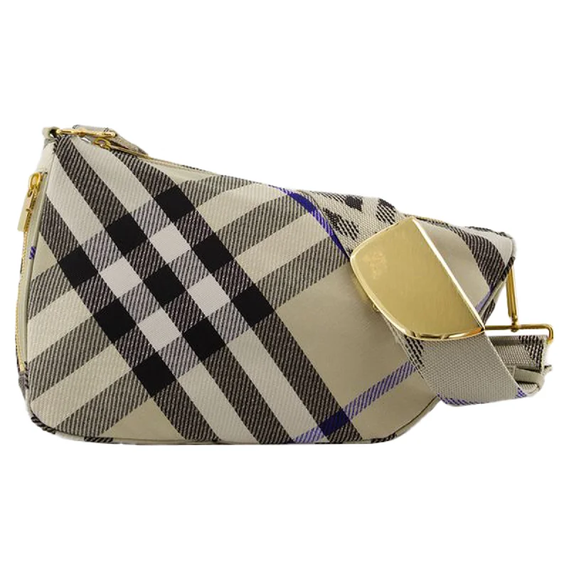 Women's Small Leather Crossbody Bag in Black with Gold Hardware for Evening PartiesShield Messenger Purse - Burberry - Synthetic - Neutral Women's Small Leather Crossbody Bag in Black with Gold Hardware for Evening PartiesShield Messenger Purse - Burberry - Synthetic - Neutral