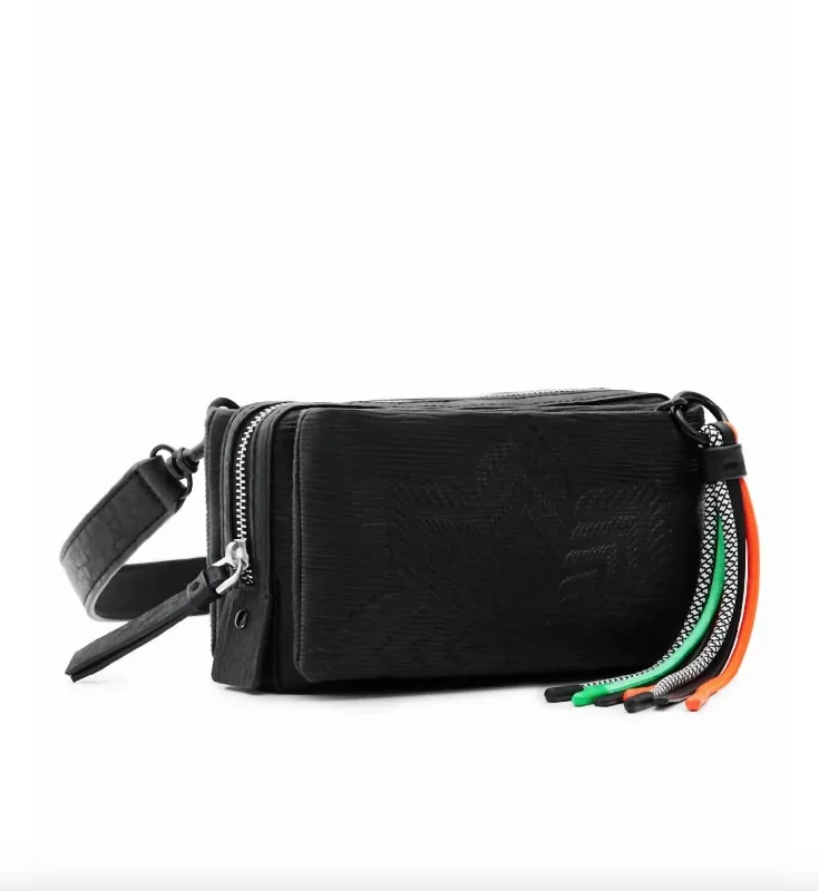 Geometric - Printed PVC Crossbody Bag in Multicolor for Trendy Street StyleSmall Star Crossbody Bag In Black Geometric - Printed PVC Crossbody Bag in Multicolor for Trendy Street StyleSmall Star Crossbody Bag In Black