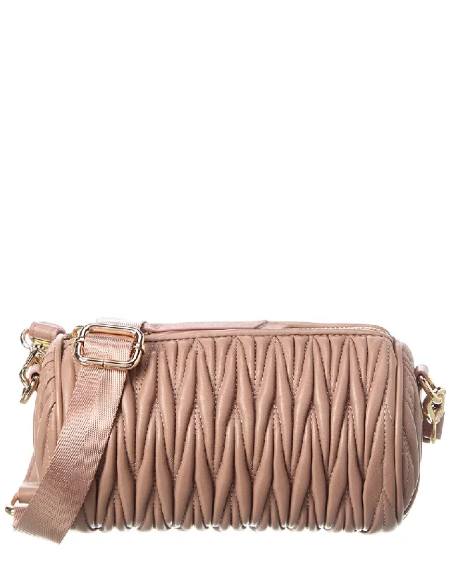 Women's Crossbody Bag with Adjustable Strap in Orange for Customizable ComfortTiffany & Fred Paris Croco Quilted Leather Crossbody Women's Crossbody Bag with Adjustable Strap in Orange for Customizable ComfortTiffany & Fred Paris Croco Quilted Leather Crossbody
