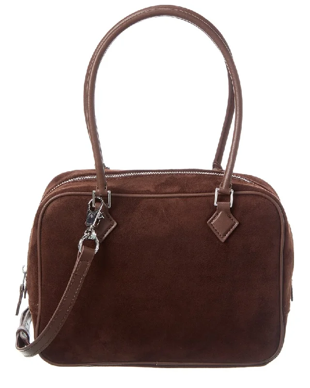 Metallic Crossbody Bag in Silver for New Year's Eve and Special CelebrationsTiffany & Fred Paris Soft Suede Top Handle Crossbody Metallic Crossbody Bag in Silver for New Year's Eve and Special CelebrationsTiffany & Fred Paris Soft Suede Top Handle Crossbody