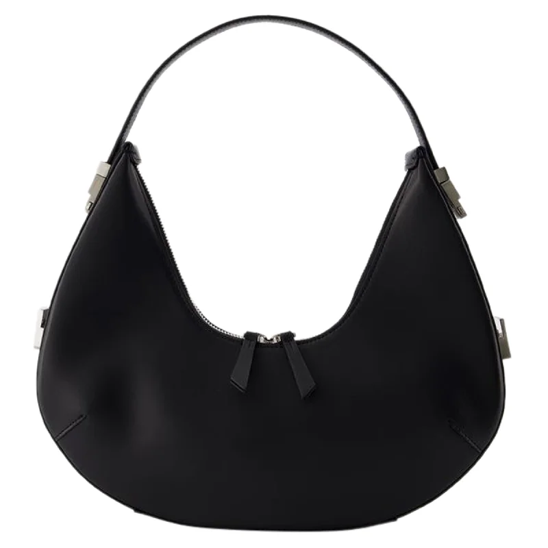 Hand - painted Canvas Crossbody Bag in Yellow for a Unique and Artistic LookToni Hobo Bag - Osoi - Leather - Black Hand - painted Canvas Crossbody Bag in Yellow for a Unique and Artistic LookToni Hobo Bag - Osoi - Leather - Black