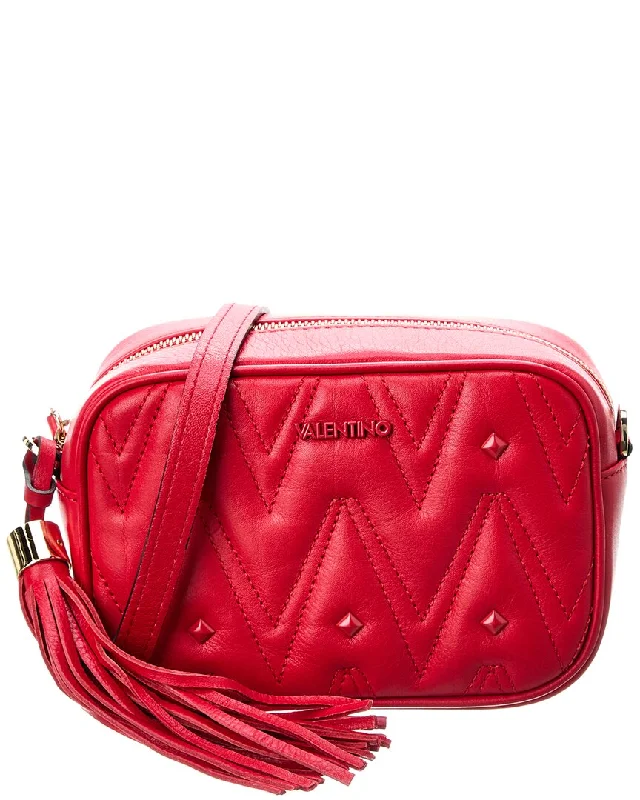 Straw Crossbody Bag in Natural Color for Beach Vacations and Summer DaysValentino by Mario Valentino Amel Diamond Leather Crossbody Straw Crossbody Bag in Natural Color for Beach Vacations and Summer DaysValentino by Mario Valentino Amel Diamond Leather Crossbody