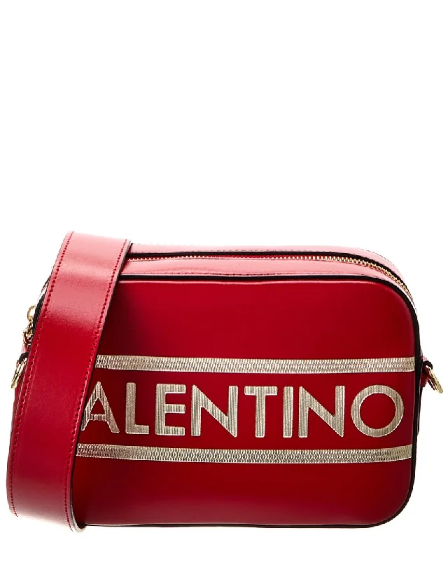 Women's Crossbody Bag with RFID - Blocking Pocket in Black for Safe TravelValentino by Mario Valentino Babette Lavoro Leather Crossbody Women's Crossbody Bag with RFID - Blocking Pocket in Black for Safe TravelValentino by Mario Valentino Babette Lavoro Leather Crossbody