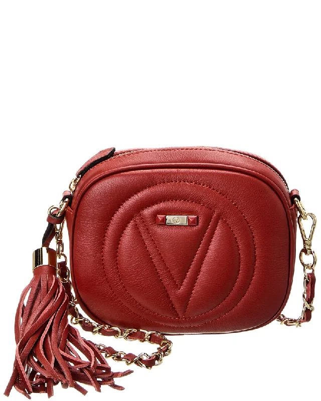 Geometric - Printed PVC Crossbody Bag in Multicolor for Trendy Street StyleValentino by Mario Valentino Nina Signature Leather Crossbody