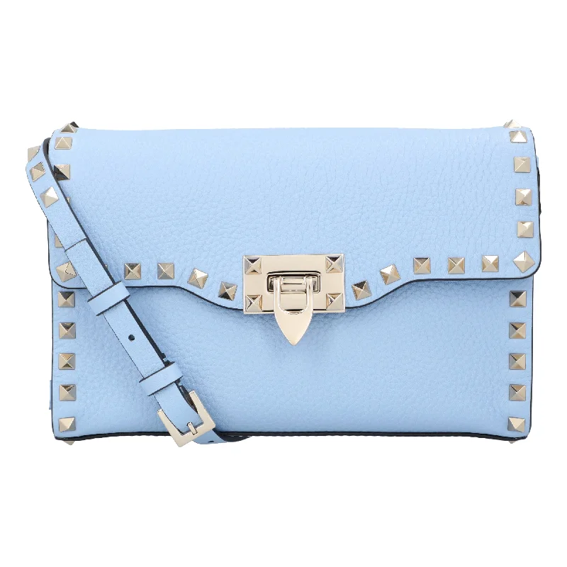Women's Crossbody Bag with Magnetic Closure in White for Quick AccessValentino Rockstud Crossbody Bag Women's Crossbody Bag with Magnetic Closure in White for Quick AccessValentino Rockstud Crossbody Bag