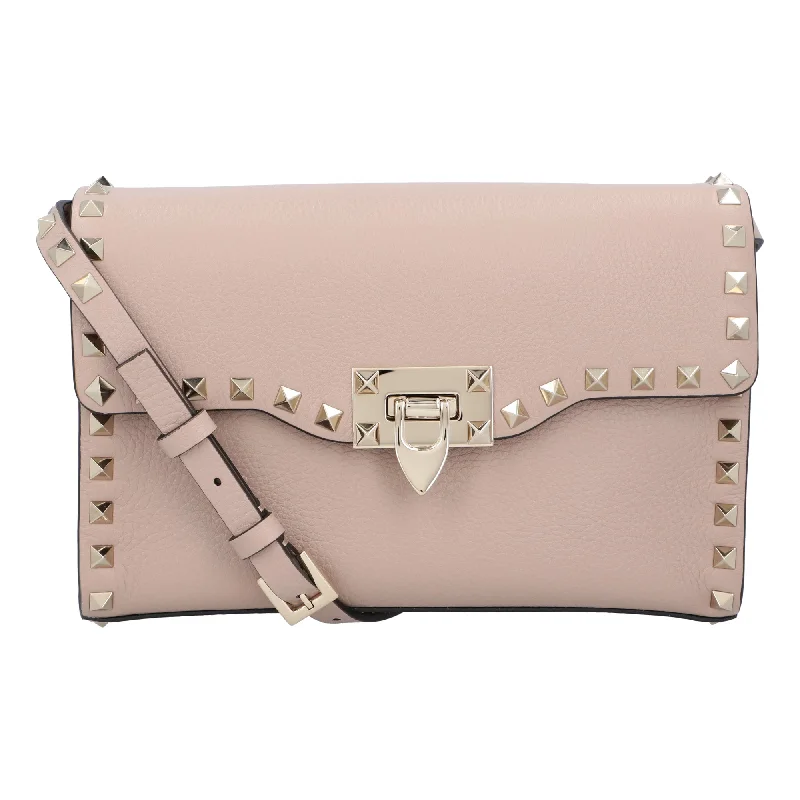 Women's Mini Crossbody Bag in Pink Velvet with Rhinestone Accents for Girls' Nights OutValentino Rockstud Crossbody Bag Women's Mini Crossbody Bag in Pink Velvet with Rhinestone Accents for Girls' Nights OutValentino Rockstud Crossbody Bag