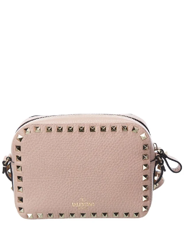 Suede Crossbody Bag in Olive Green for Fall Fashion StatementsValentino Rockstud Grainy Leather Camera Bag Suede Crossbody Bag in Olive Green for Fall Fashion StatementsValentino Rockstud Grainy Leather Camera Bag