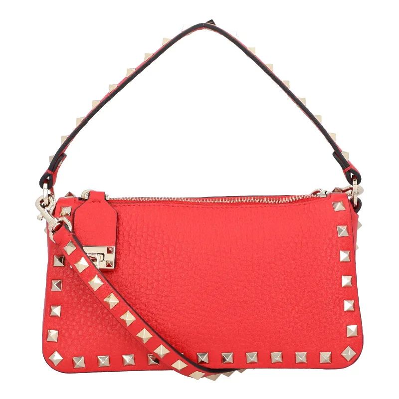 Plus - size Women's Crossbody Bag in Burgundy for Ample StorageValentino Rockstud Small Crossbody Bag Plus - size Women's Crossbody Bag in Burgundy for Ample StorageValentino Rockstud Small Crossbody Bag
