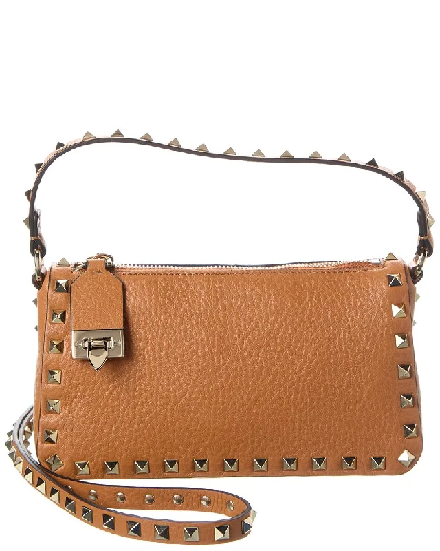 Hand - painted Canvas Crossbody Bag in Yellow for a Unique and Artistic LookValentino Rockstud Small Grainy Leather Crossbody Hand - painted Canvas Crossbody Bag in Yellow for a Unique and Artistic LookValentino Rockstud Small Grainy Leather Crossbody