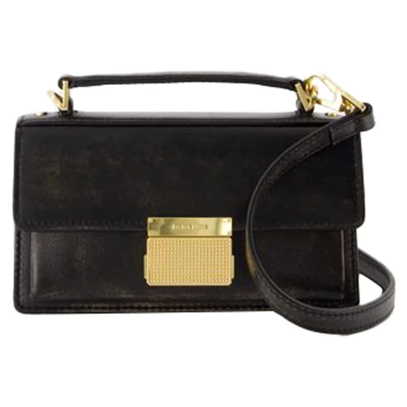 Hand - painted Canvas Crossbody Bag in Yellow for a Unique and Artistic LookVenezia Small Bag - Golden Goose Deluxe Brand - Leather - Black Hand - painted Canvas Crossbody Bag in Yellow for a Unique and Artistic LookVenezia Small Bag - Golden Goose Deluxe Brand - Leather - Black