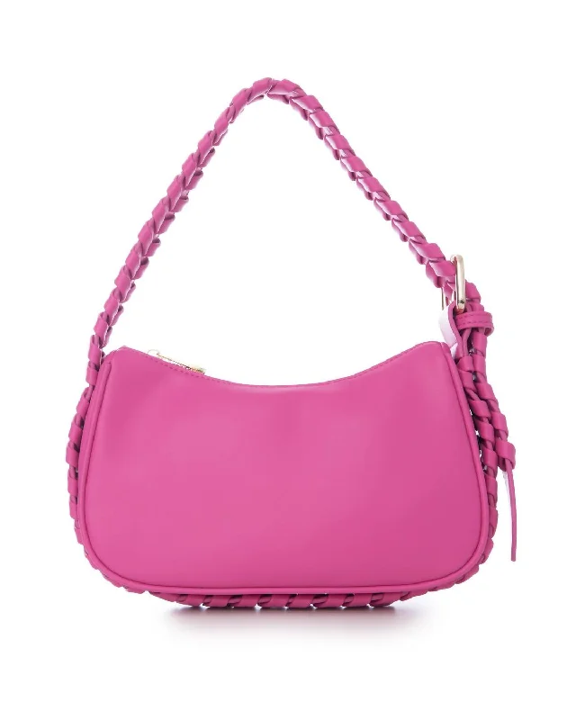 Women's Crossbody Bag with Magnetic Closure in White for Quick AccessWomen's Delilah Hand Bag In Fuchsia Women's Crossbody Bag with Magnetic Closure in White for Quick AccessWomen's Delilah Hand Bag In Fuchsia