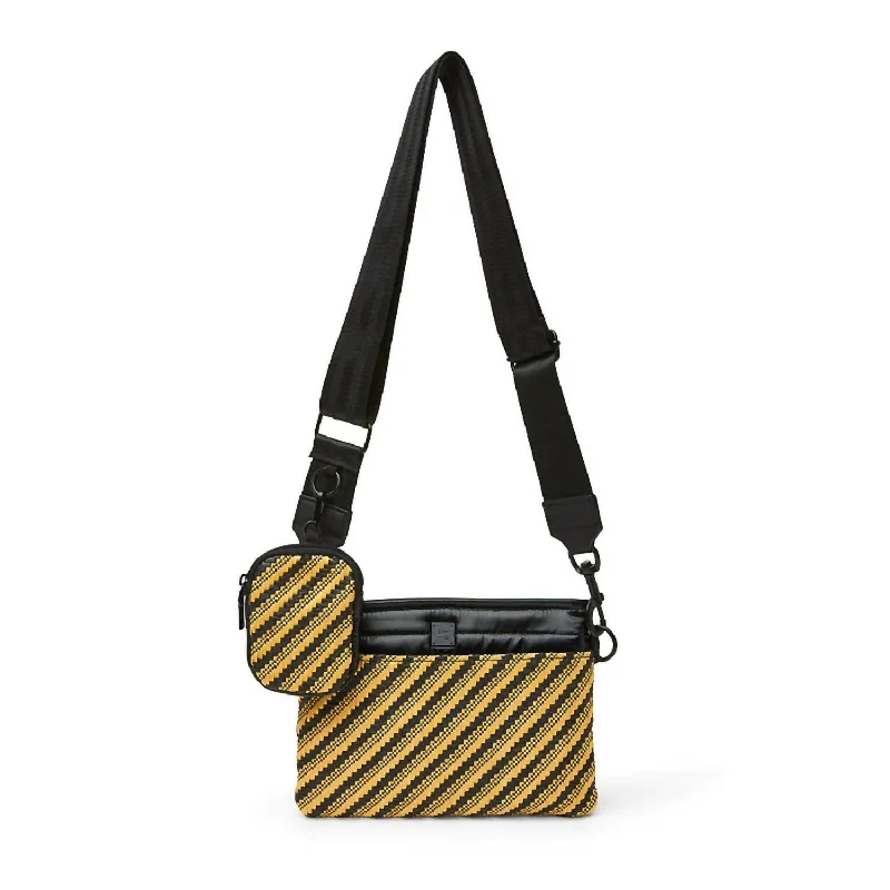 Women's Small Leather Crossbody Bag in Black with Gold Hardware for Evening PartiesWomen's Downtown Crossbody Bag In Diagonal Stripe Raffia Women's Small Leather Crossbody Bag in Black with Gold Hardware for Evening PartiesWomen's Downtown Crossbody Bag In Diagonal Stripe Raffia