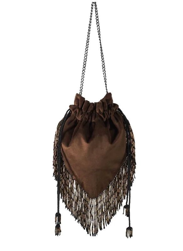 Geometric - Printed PVC Crossbody Bag in Multicolor for Trendy Street StyleWomen's Germana Bag In Dark Brown