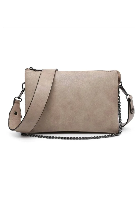 Women's Crossbody Bag with Multiple Compartments in Gray for Organized Daily UseWomen's Izzy Chain Handbag In Beige Women's Crossbody Bag with Multiple Compartments in Gray for Organized Daily UseWomen's Izzy Chain Handbag In Beige