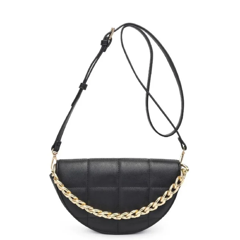 Women's Crossbody Bag with Magnetic Closure in White for Quick AccessWomen's Natalie Bag In Black Women's Crossbody Bag with Magnetic Closure in White for Quick AccessWomen's Natalie Bag In Black