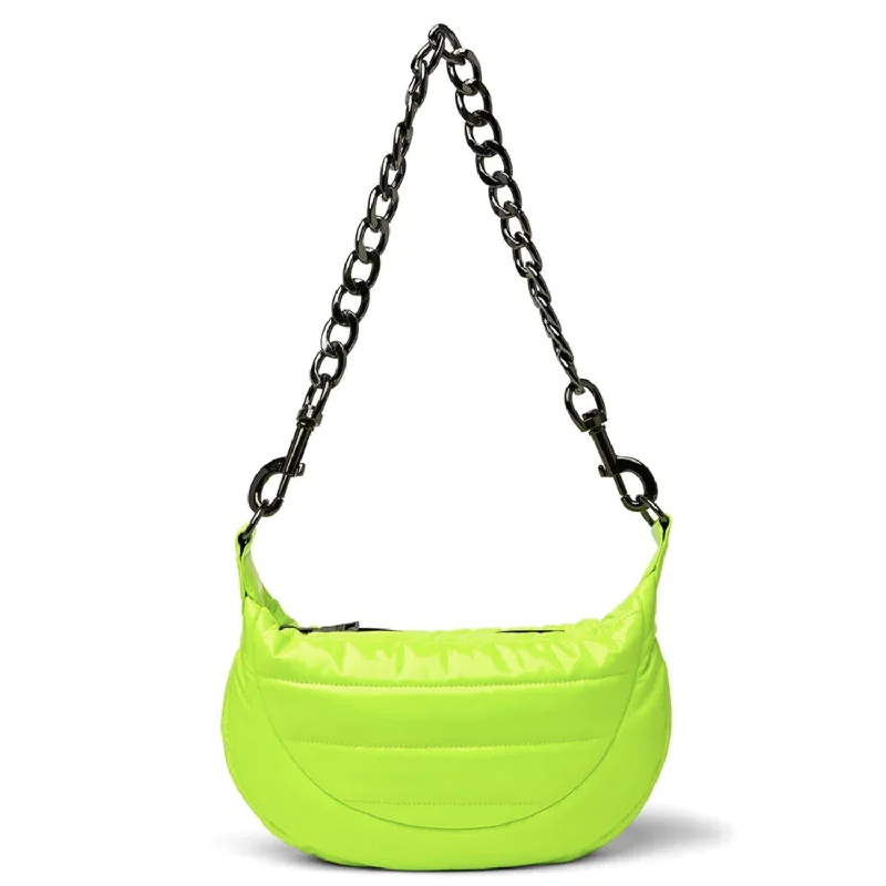 Geometric - Printed PVC Crossbody Bag in Multicolor for Trendy Street StyleWomen's Tiny Dancer Bag In Neon Yellow